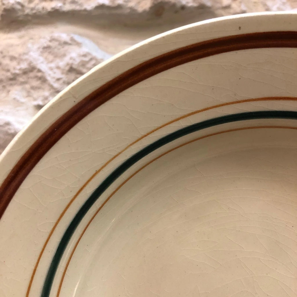 Assiette creuse en faïence GIEN, model Gaston