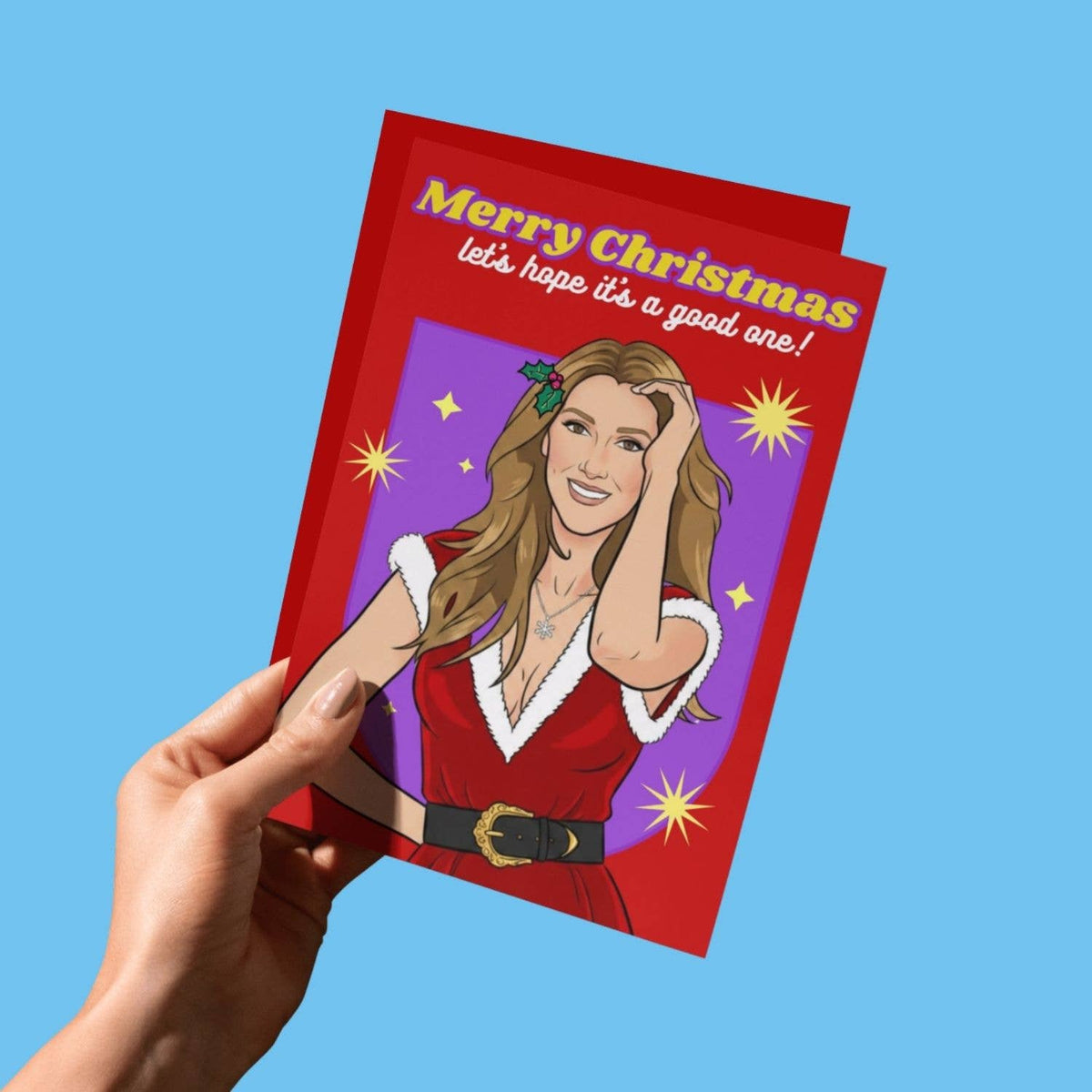 Joyeux Noël, j'espère que ce sera un bon Noël — Carte de Noël A6