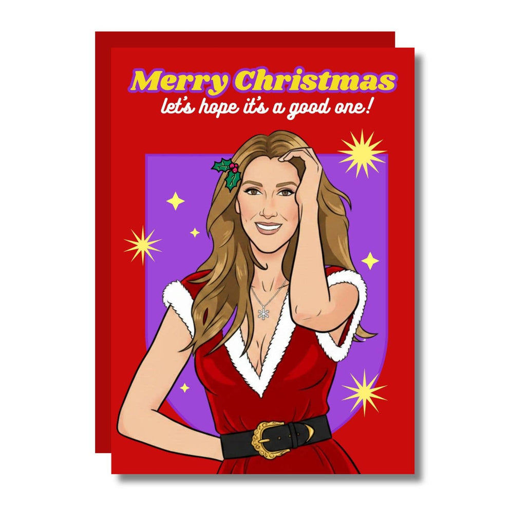 Joyeux Noël, j'espère que ce sera un bon Noël — Carte de Noël A6
