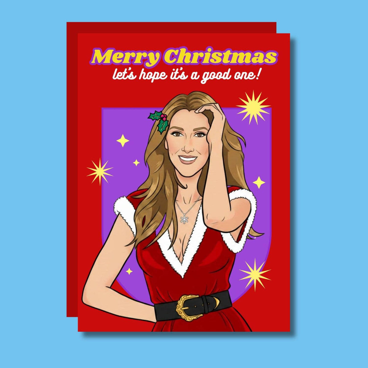 Joyeux Noël, j'espère que ce sera un bon Noël — Carte de Noël A6