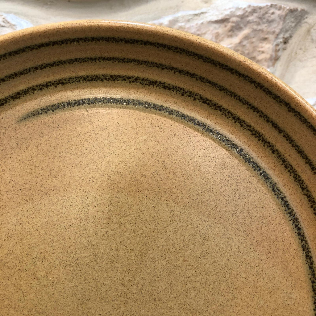 Assiette plate en faïence de SARREGUEMINES