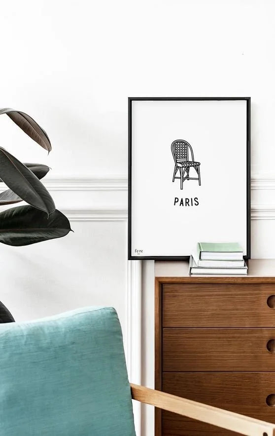 Affiche Paris, terrasse - FERE
