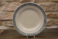 Assiette plate - Saint Amand