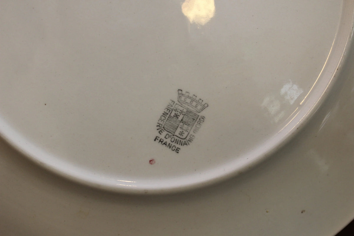 Dinner plate - Onnaing Faience Factory