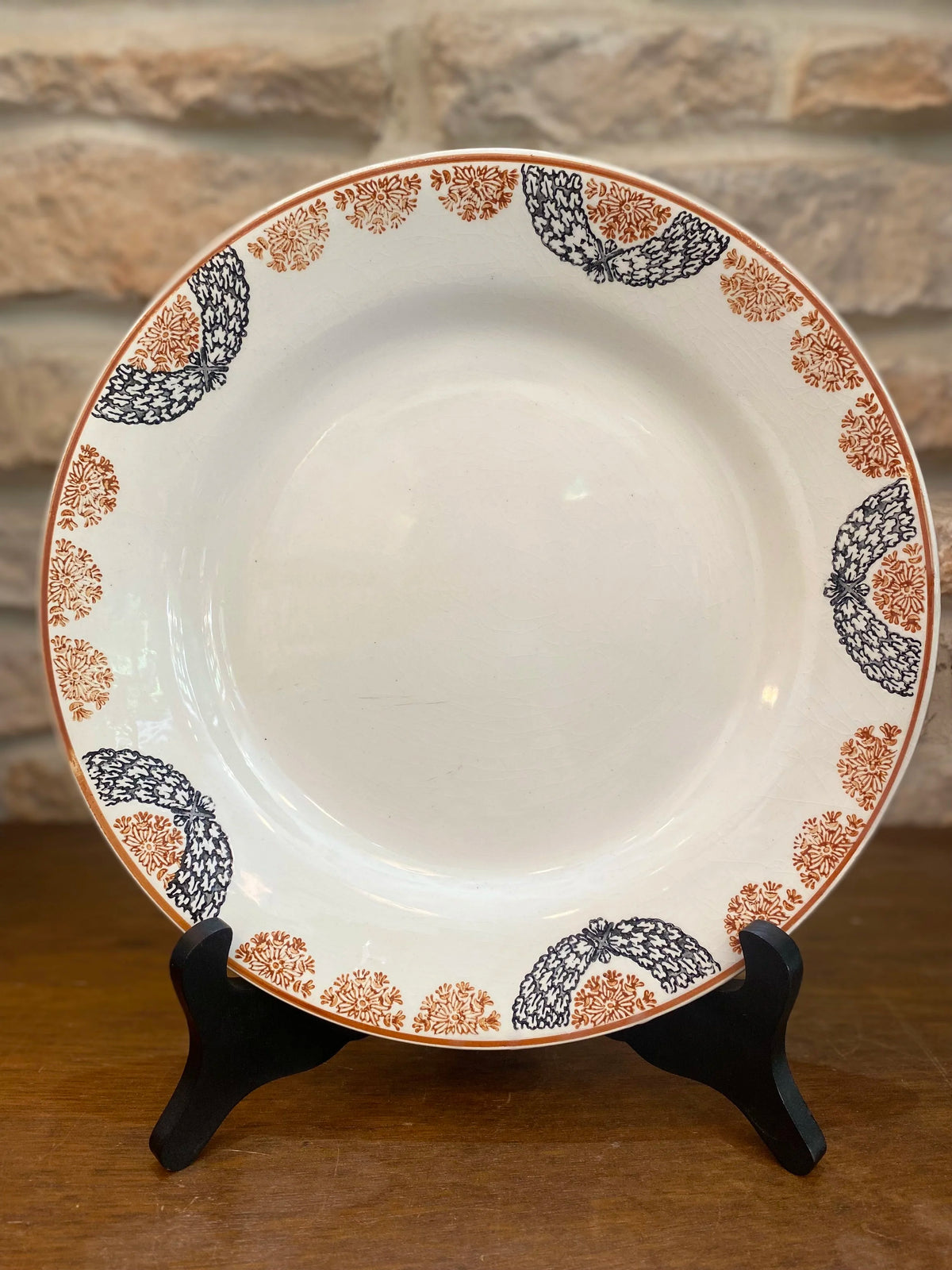 Dinner plate - Creil et Montereau, Pauline pattern