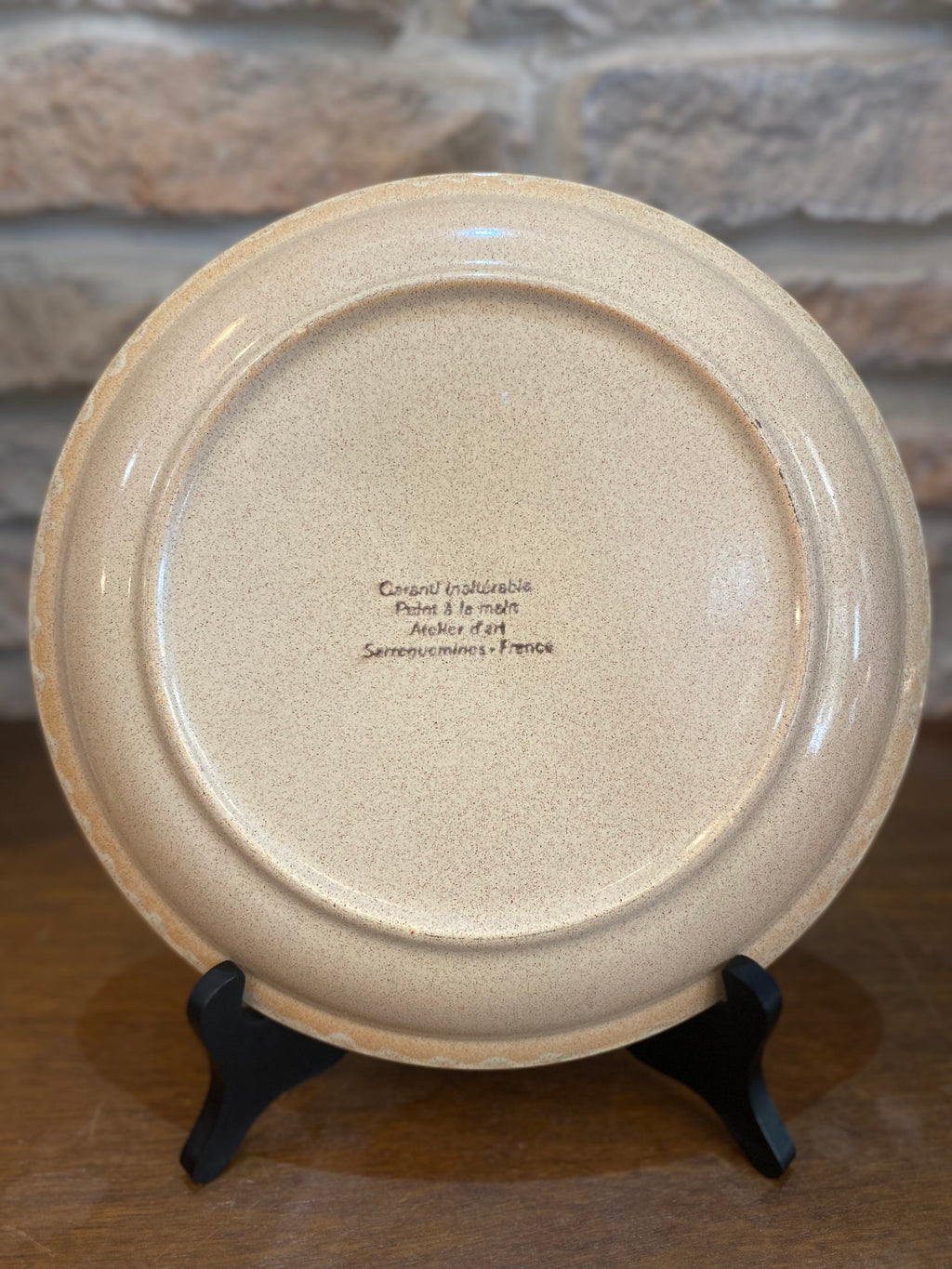 Assiette plate - Sarreguemines