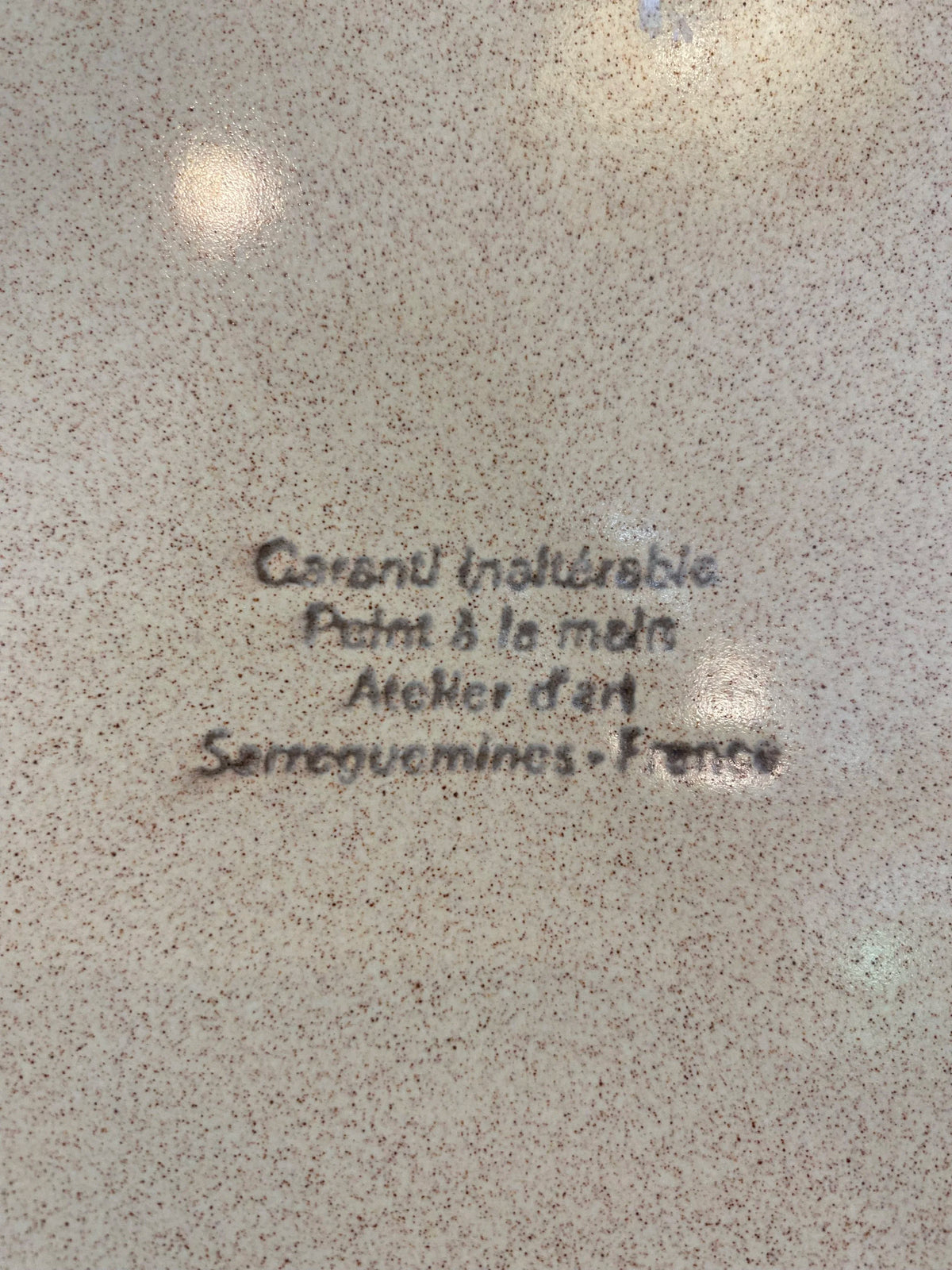 Dinner plate - Sarreguemines
