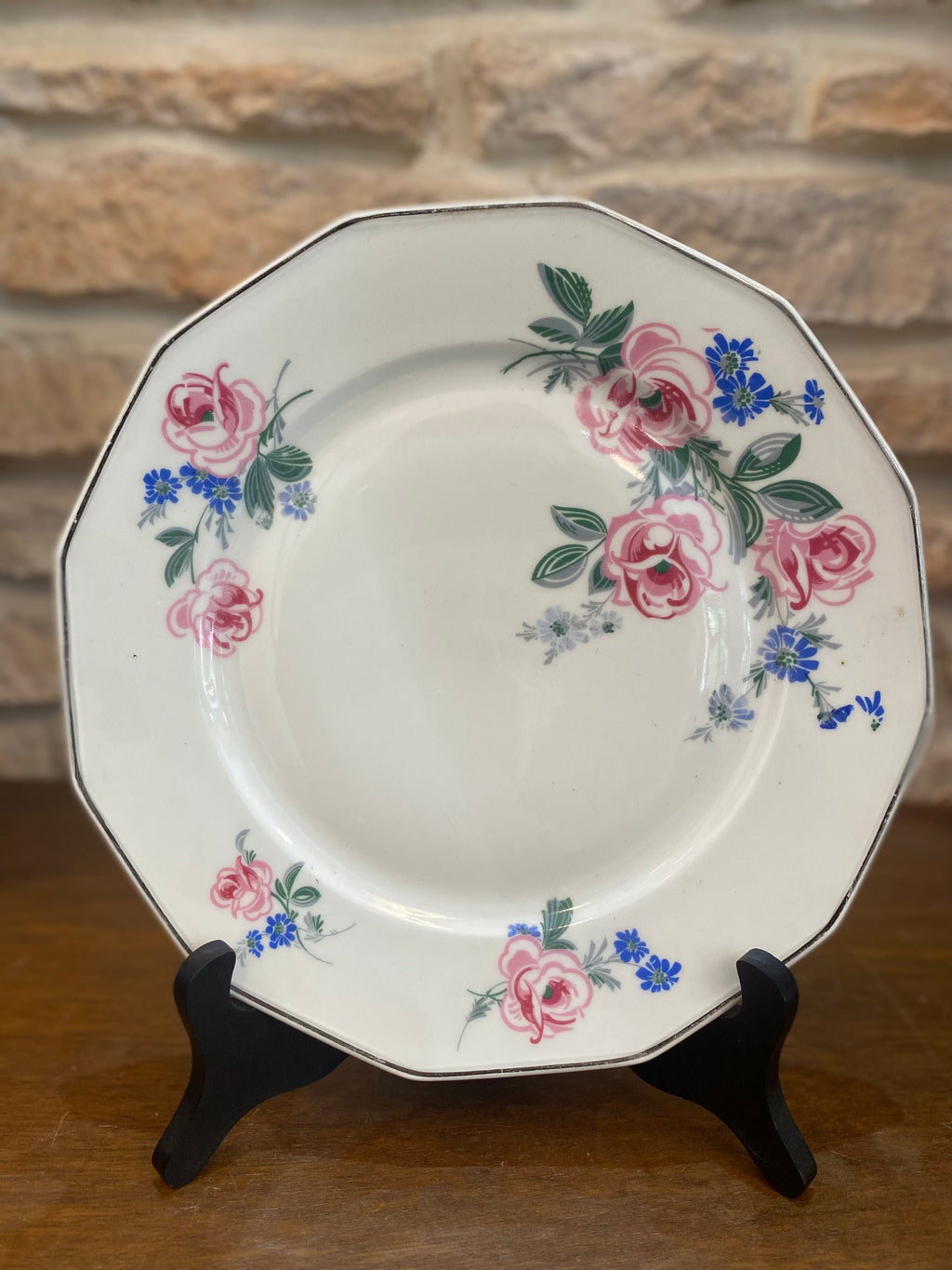 Assiette plate - F.Legrand, Limoges