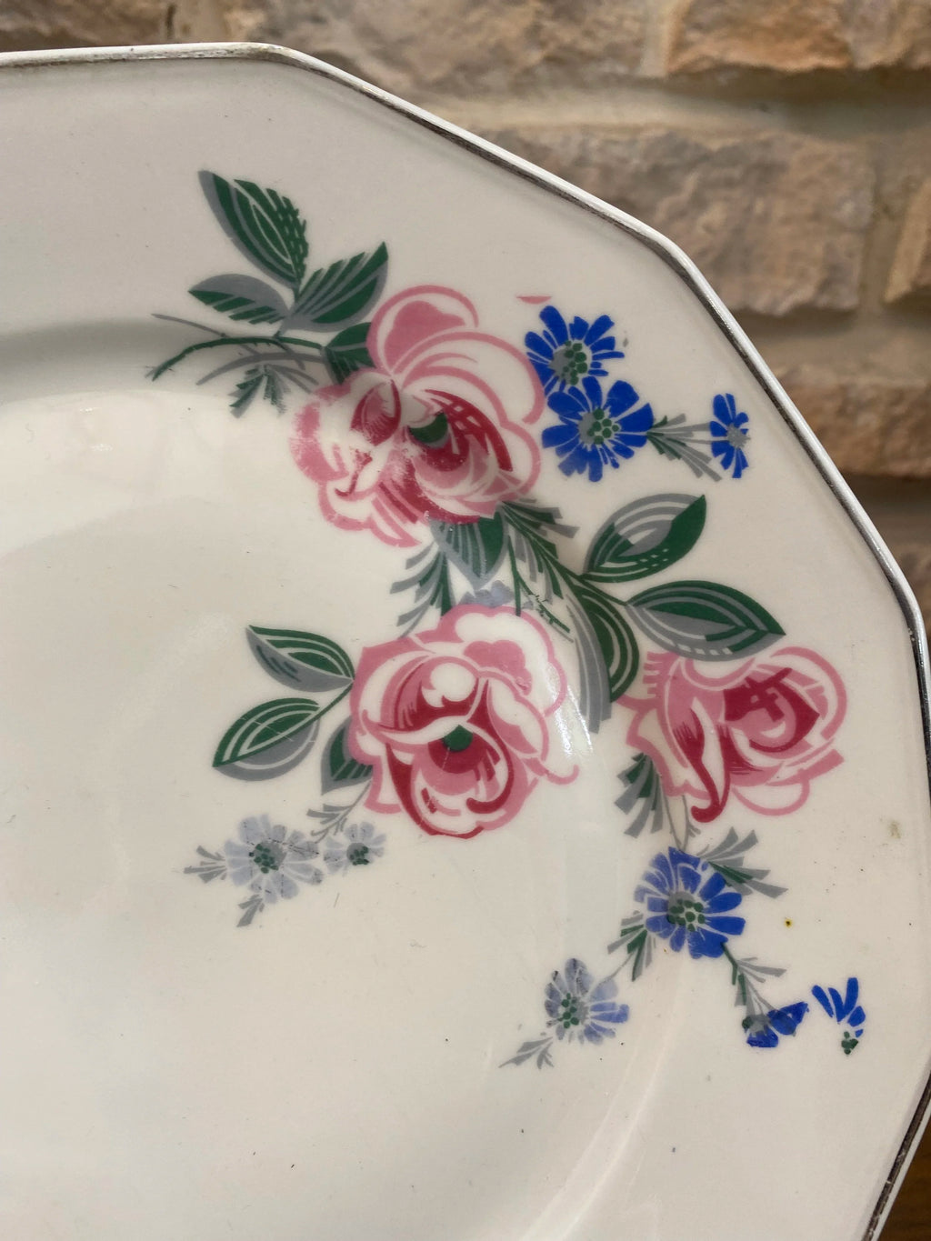 Assiette plate - F.Legrand, Limoges