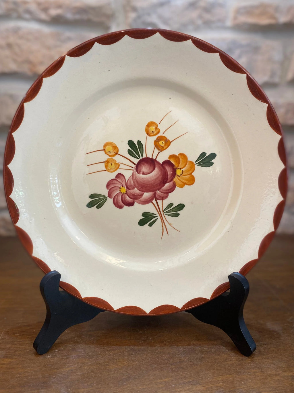 Dinner and dessert plate - Longchamp, AGEN pattern