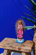Figurine Vierge de Guadalupe Rose - Tiendas Esquipulas