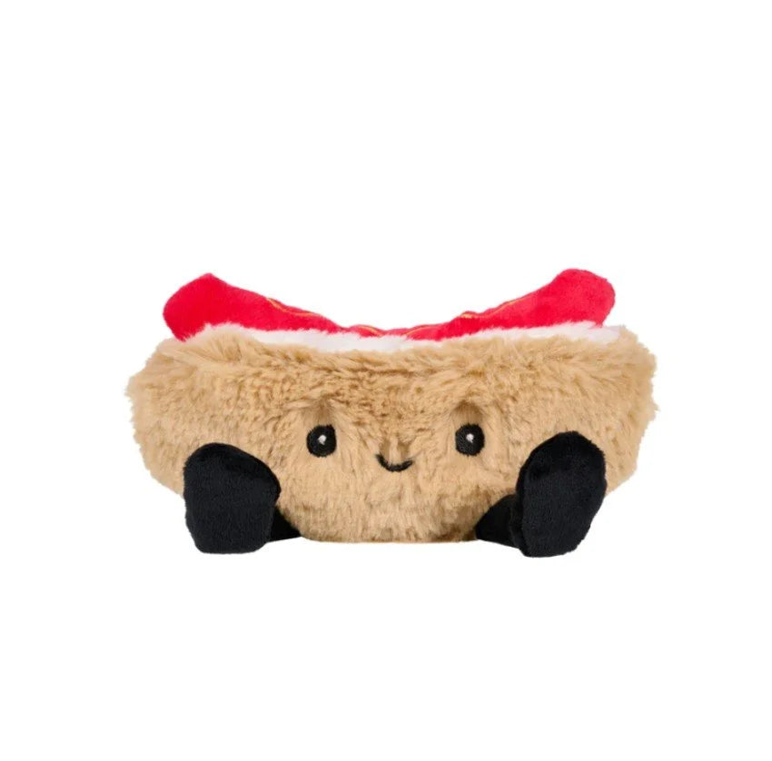 Hotdog, Popcorn, Potato-Bitten plush hot water bottles