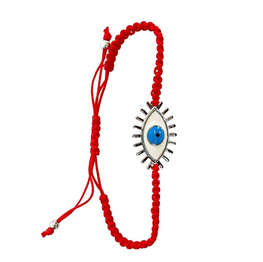 Bracelet rouge Oeil - Tesoros Trading Company