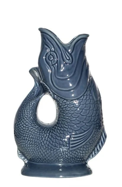 Vase poisson " The orignal Gluggle jug " / Carafe Glouglou