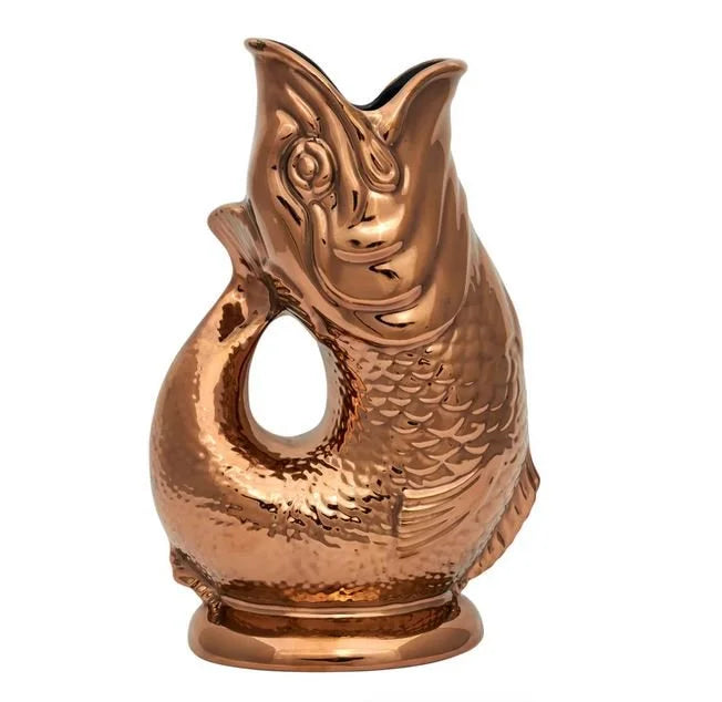 Vase poisson " The orignal Gluggle jug " / Carafe Glouglou