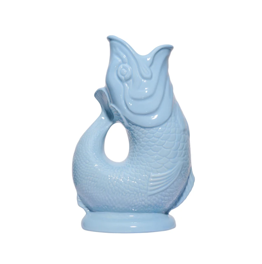 Vase poisson " The orignal Gluggle jug " / Carafe Glouglou