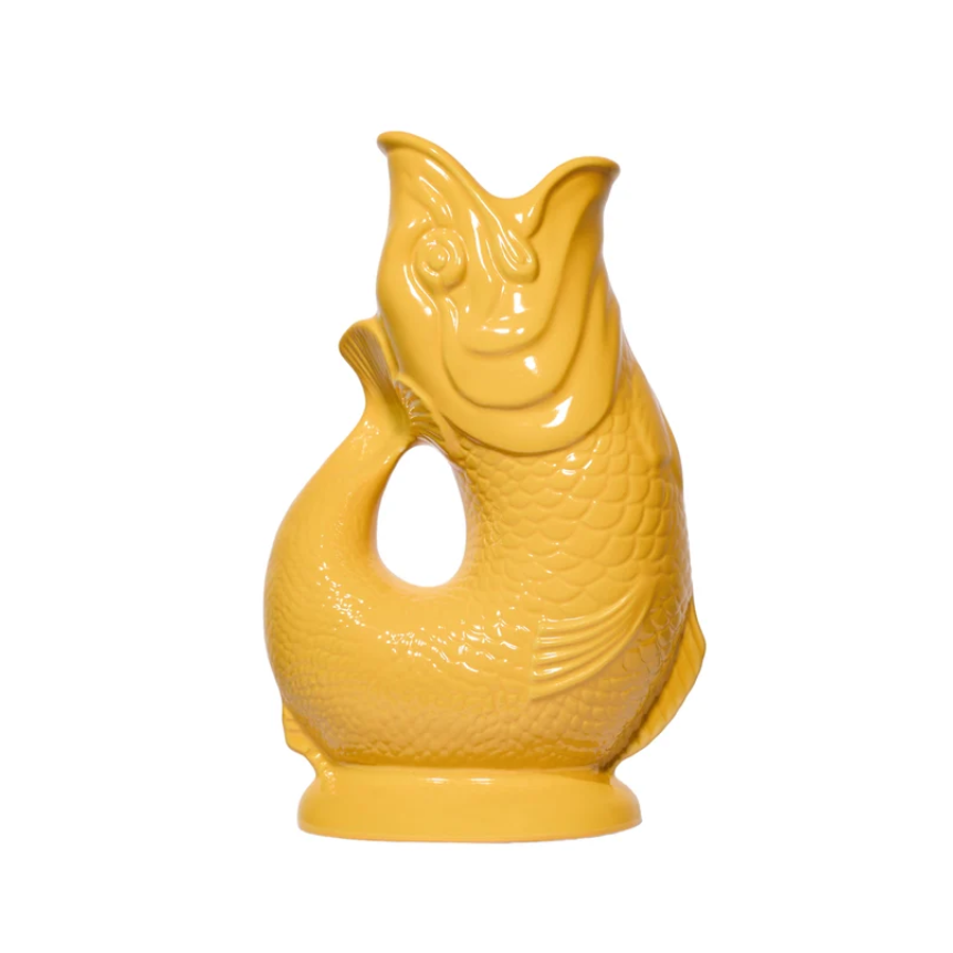 Vase poisson " The orignal Gluggle jug " / Carafe Glouglou