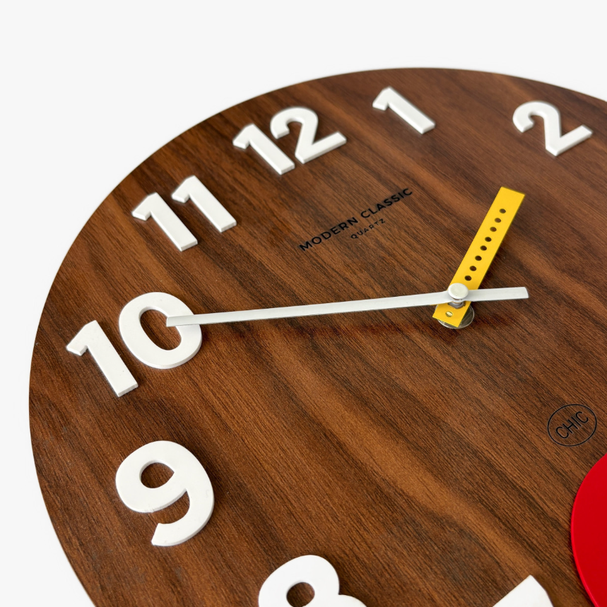 Horloge Red Point - BazarDeluxe