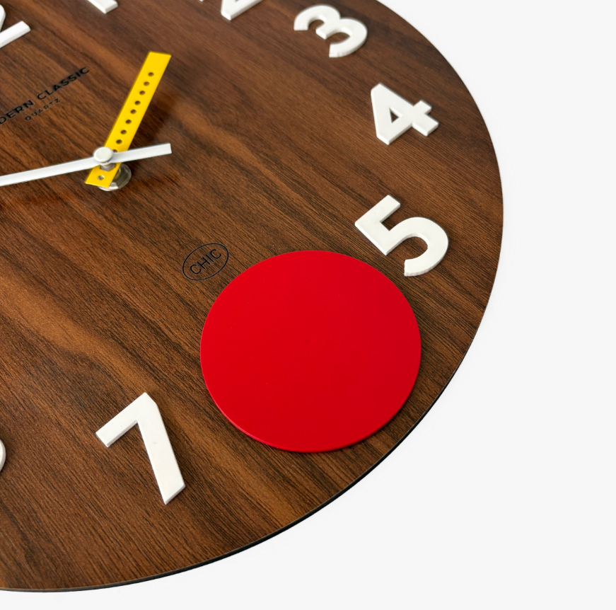 Horloge Red Point - BazarDeluxe