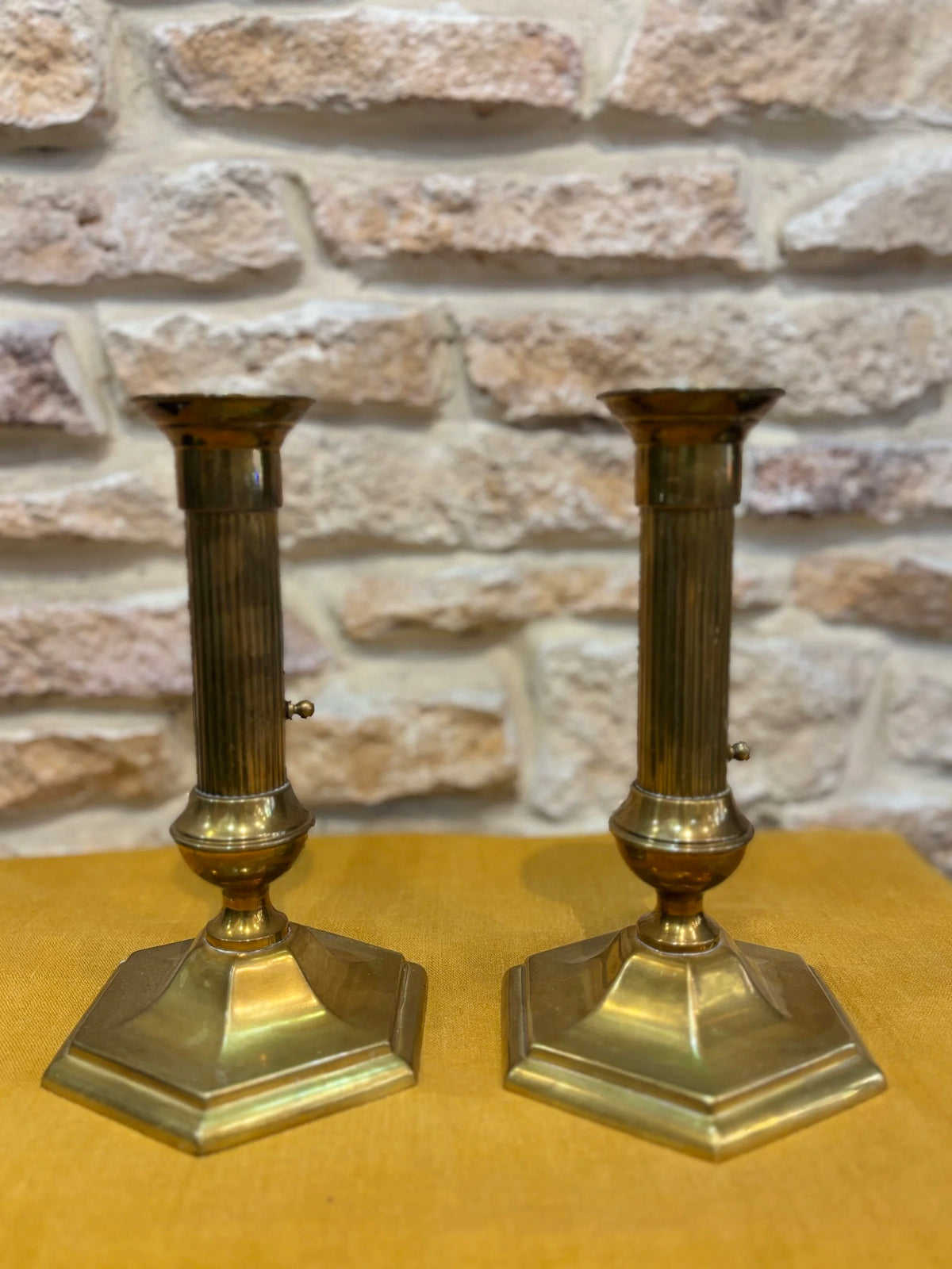Pair of vintage brass Candlesticks