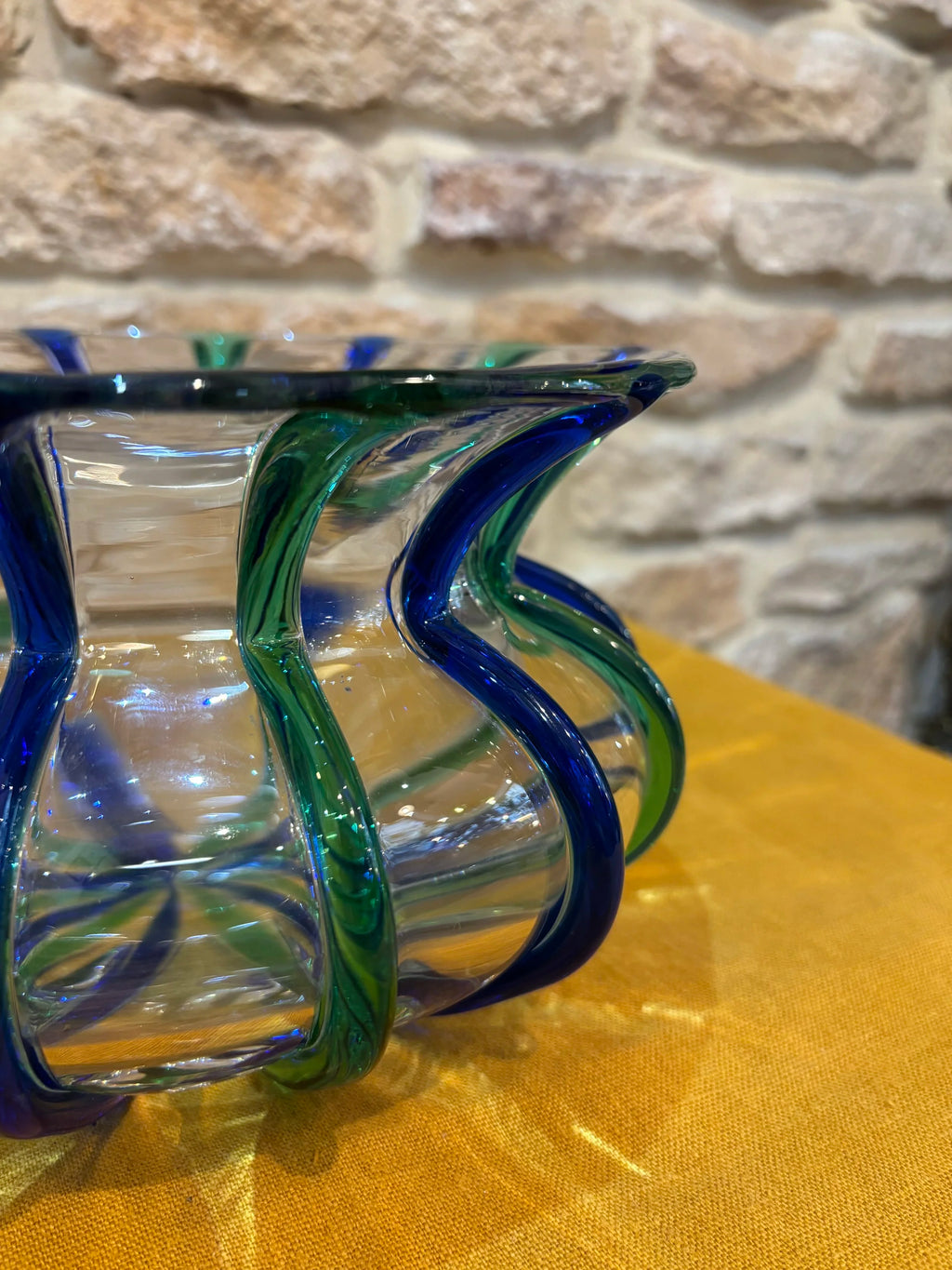 Vase Archimède Seguso en verre de Murano