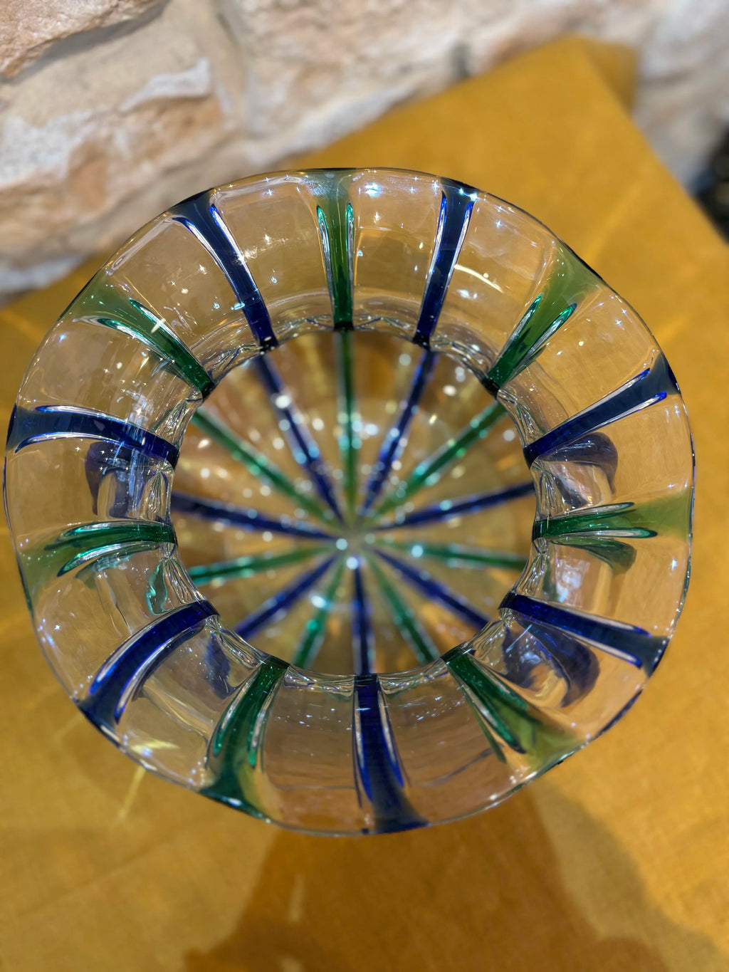 Vase Archimède Seguso en verre de Murano