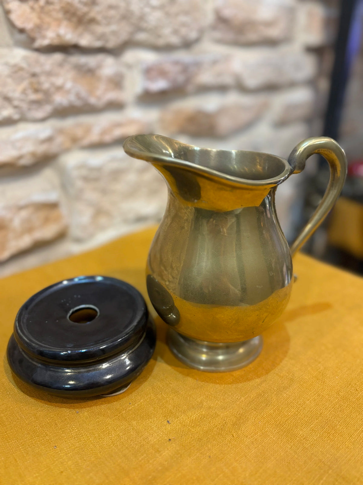 Gold pitcher