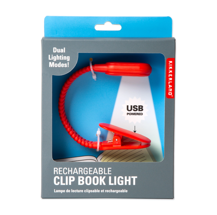 Lampe de lecture rechargeable - Kikkerland