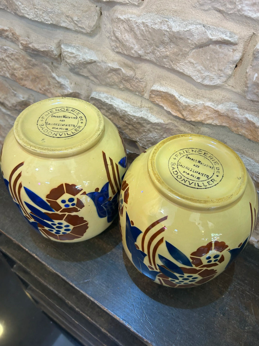 Paire de vases art déco