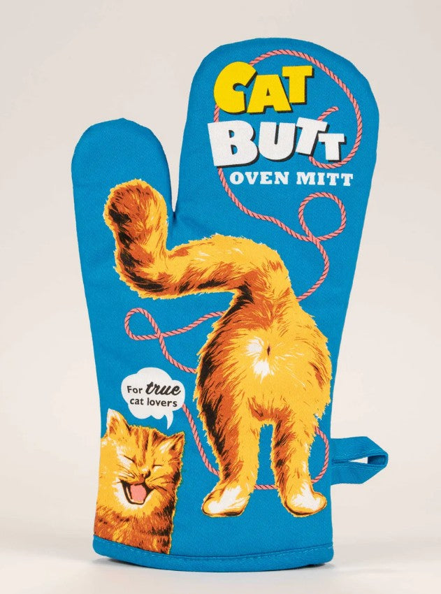 Oven Mitt - Blue Q