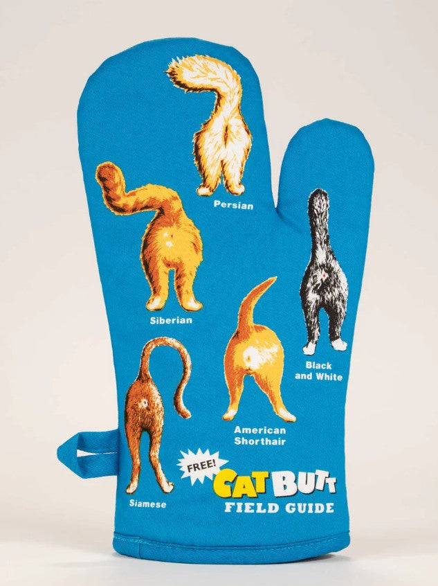 Oven Mitt - Blue Q