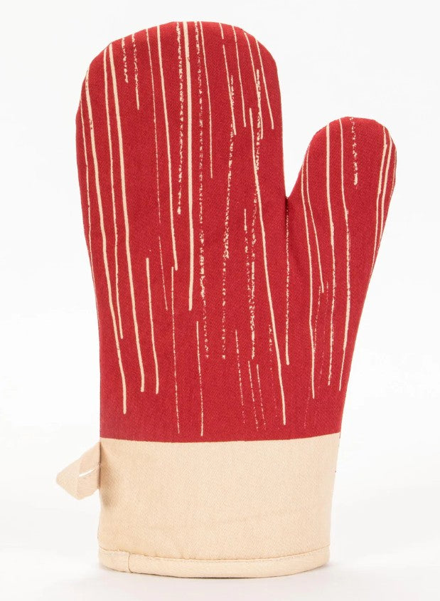 Oven Mitt - Blue Q
