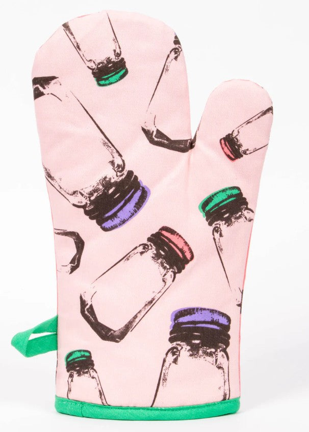 Oven Mitt - Blue Q