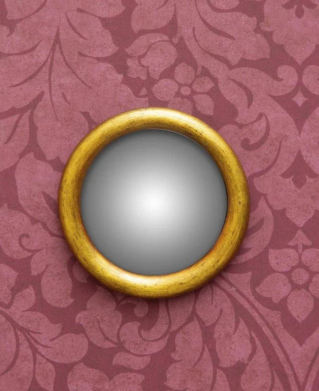 Gold Convex Domed Mirror - Chehoma