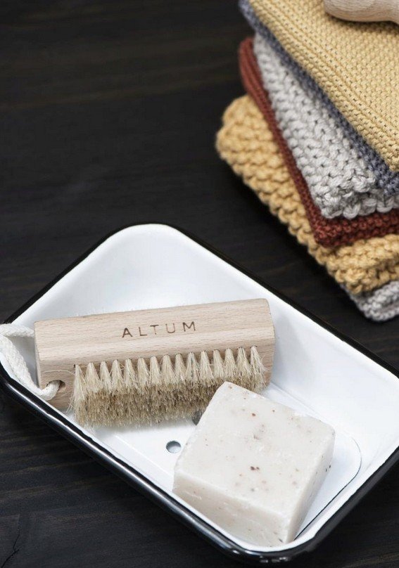 Porte Savon Email Blanc - Bazar Deluxe