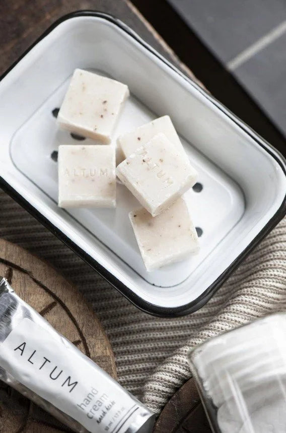 Porte Savon Email Blanc - Bazar Deluxe