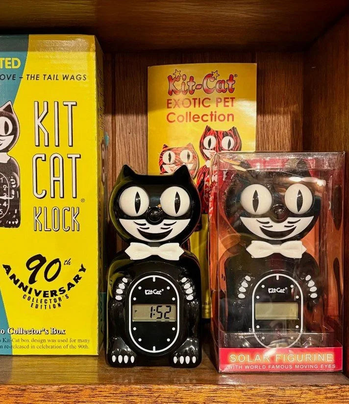 Solar Alarm Clock - Kit Cat Klock