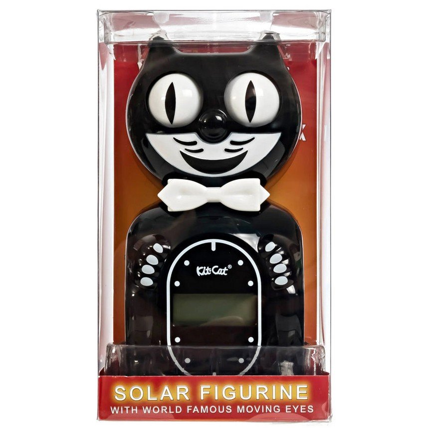 Solar Alarm Clock - Kit Cat Klock