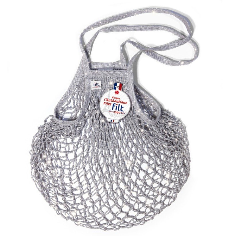 Glitter mesh bag - Filt