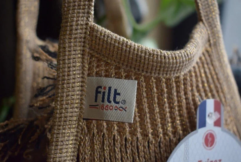 Glitter mesh bag - Filt