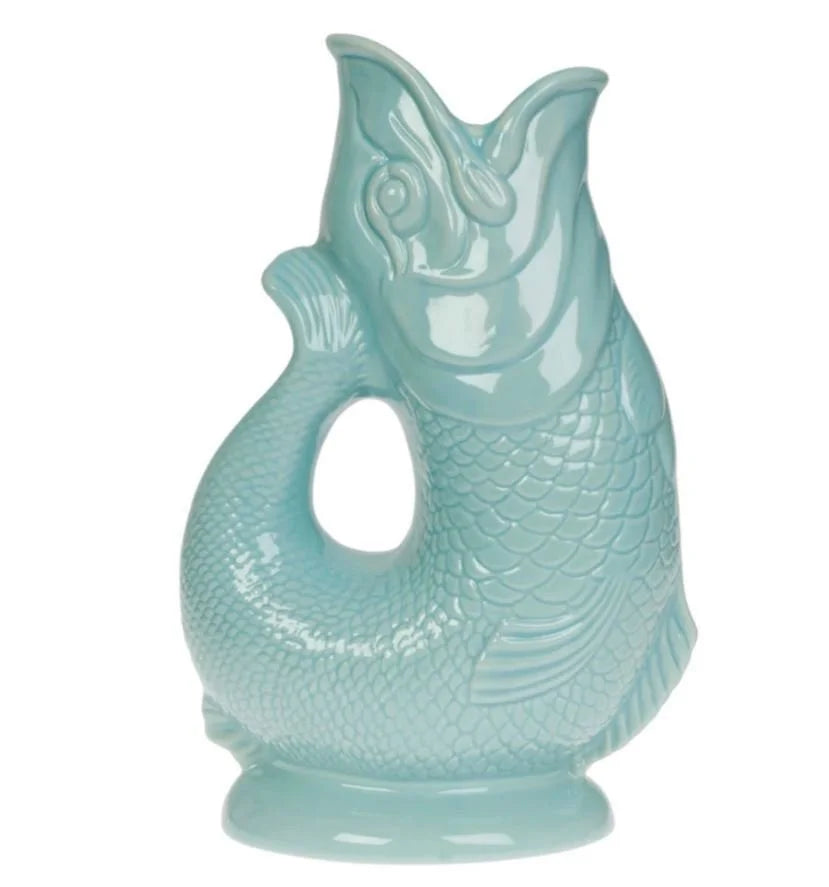 Vase poisson " The orignal Gluggle jug " / Carafe Glouglou