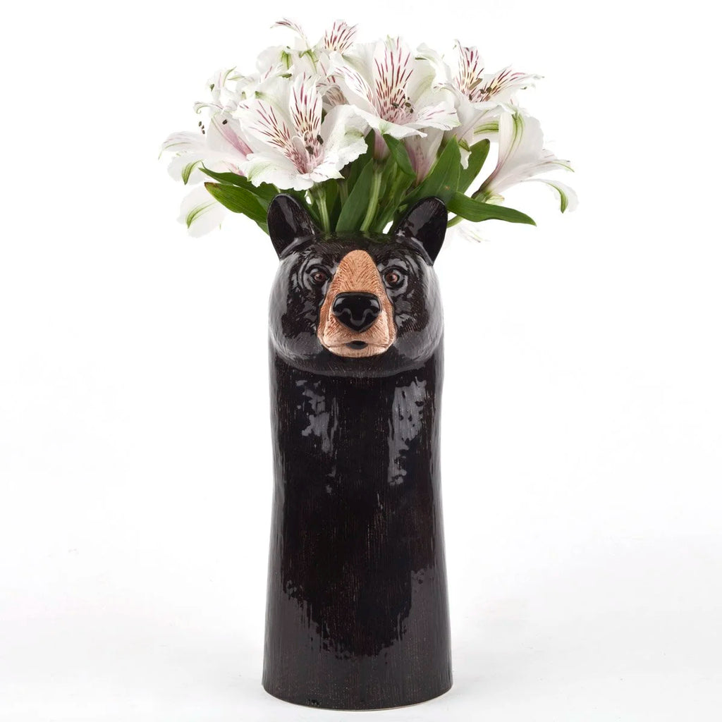Vase Ours brun - Quail