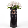 Vase Ours brun - Quail