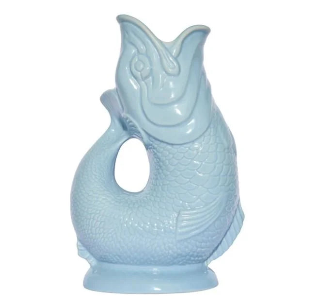 Vase poisson " The orignal Gluggle jug " / Carafe Glouglou